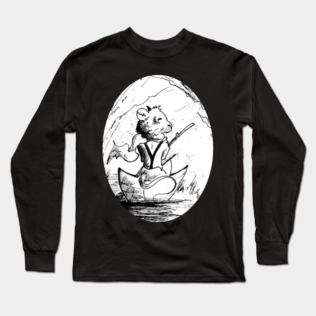 Ratty The river rat - Children's book inspired designs Long Sleeve T-Shirt by STearleArt